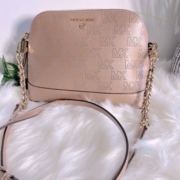 - New 💯 Authentic Michael KorsSignature Jet Set Charm Dome Crossbody - Picture 2 of 12